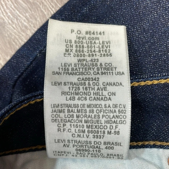 NWOT Levi’s San Francisco Bold Curve Classic Boot Cut Denim Jeans 14M - Picture 15 of 16